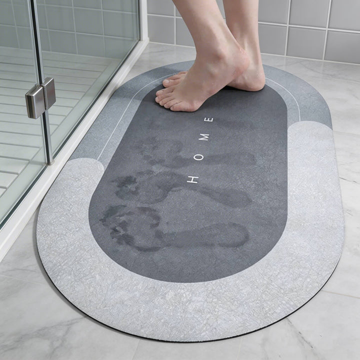 Super Absorbent Non-Slip Bath Mat Quick Dry Material for Safe Hygienic Bathroom Use
