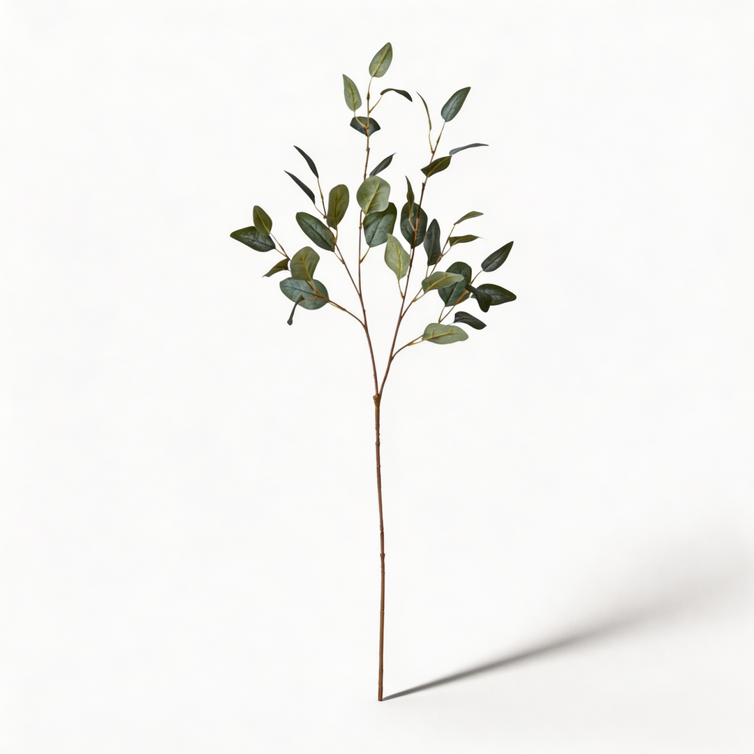 Artificial Plants Indoor Eucalyptus Spray 35.4 in Faux Greenery Decorative Arrangement Maintenance-Free