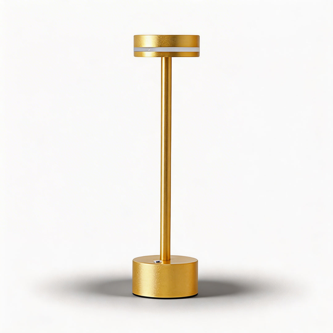 Modern Portable Table Lamp Cordless Aluminum LED Dimmable Touch Control USB Rechargeable