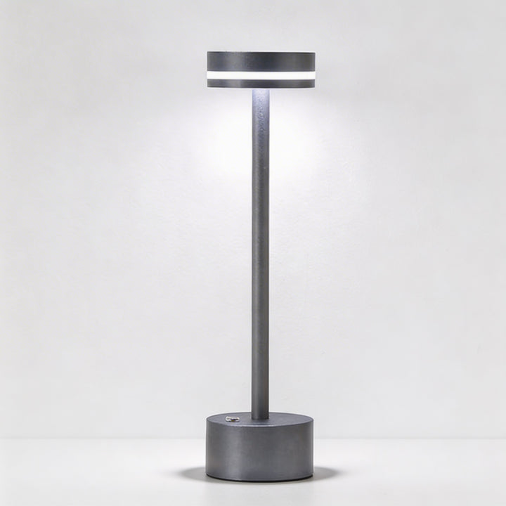 Modern Portable Table Lamp Cordless Aluminum LED Dimmable Touch Control USB Rechargeable