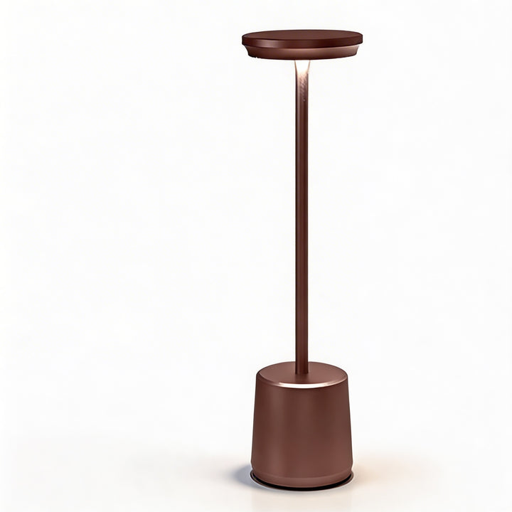 Modern LED Table Lamp Cordless Metal Design Adjustable Color Temperature USB Rechargeable