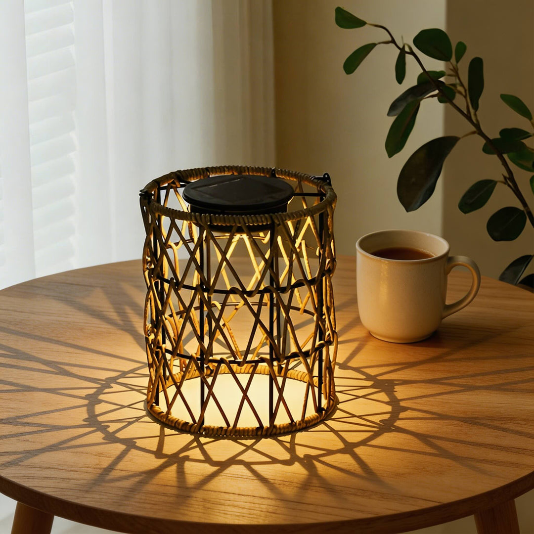 Outdoor Solar Lanterns Modern Design Adjustable Waterproof LED Light for Garden and Patio
