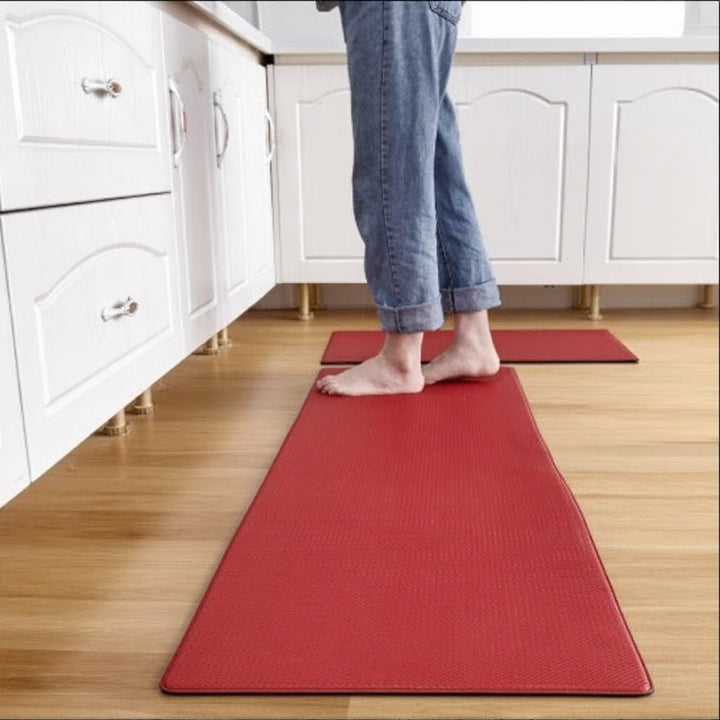 Anti Fatigue Kitchen Mat Non Slip PVC Cushioning Ergonomic Design for Comfort and Safety
