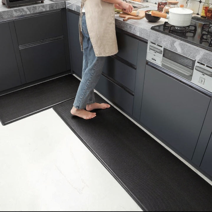 Anti Fatigue Kitchen Mat Non Slip PVC Cushioning Ergonomic Design for Comfort and Safety
