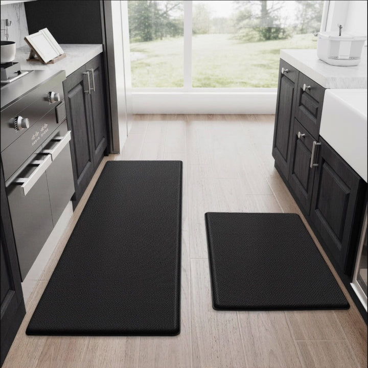 Anti Fatigue Kitchen Mat Non Slip PVC Cushioning Ergonomic Design for Comfort and Safety