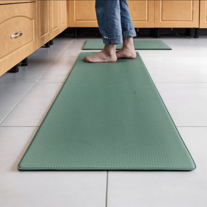 Anti Fatigue Kitchen Mat Non Slip PVC Cushioning Ergonomic Design for Comfort and Safety