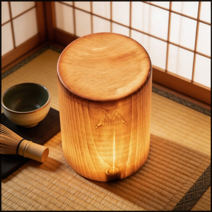 Modern Minimalist Table Lamp Rechargeable Cordless Wood Design Touch Control LED 3 Brightness Levels