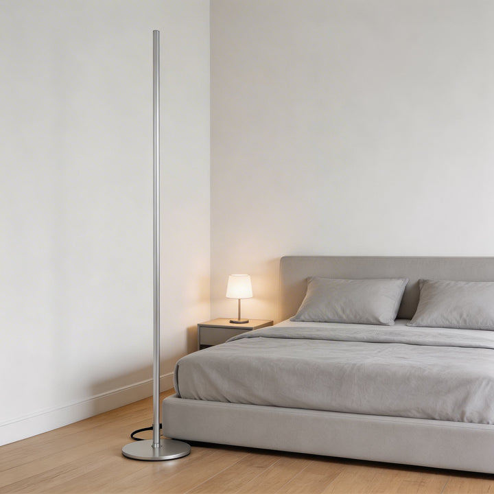 Modern Industrial Floor Lamp Adjustable Height Metal LED Lighting for Living Room