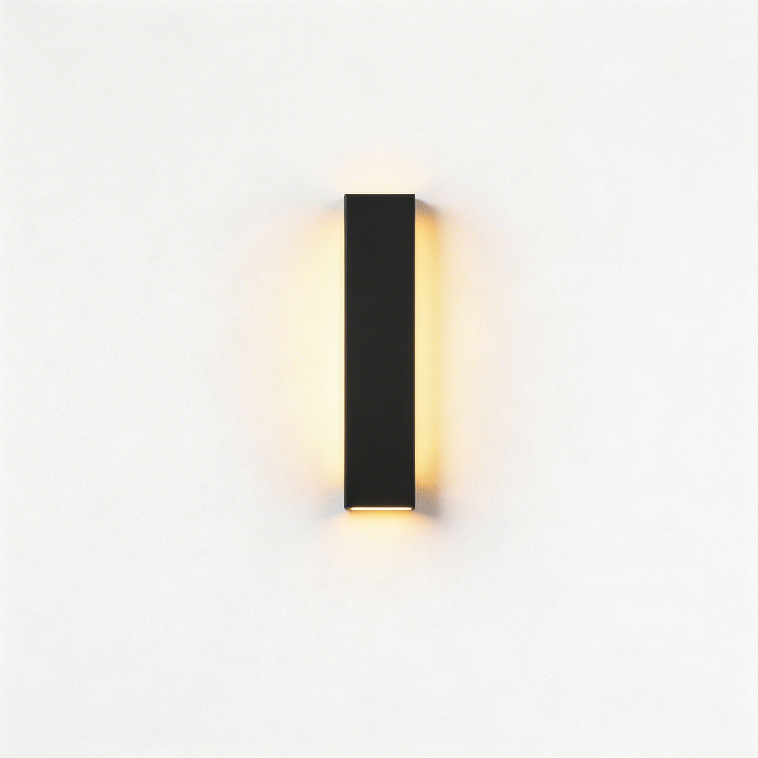 Modern Outdoor Wall Light Waterproof Stainless Steel Wall Mounted LED Fixture Adjustable Height