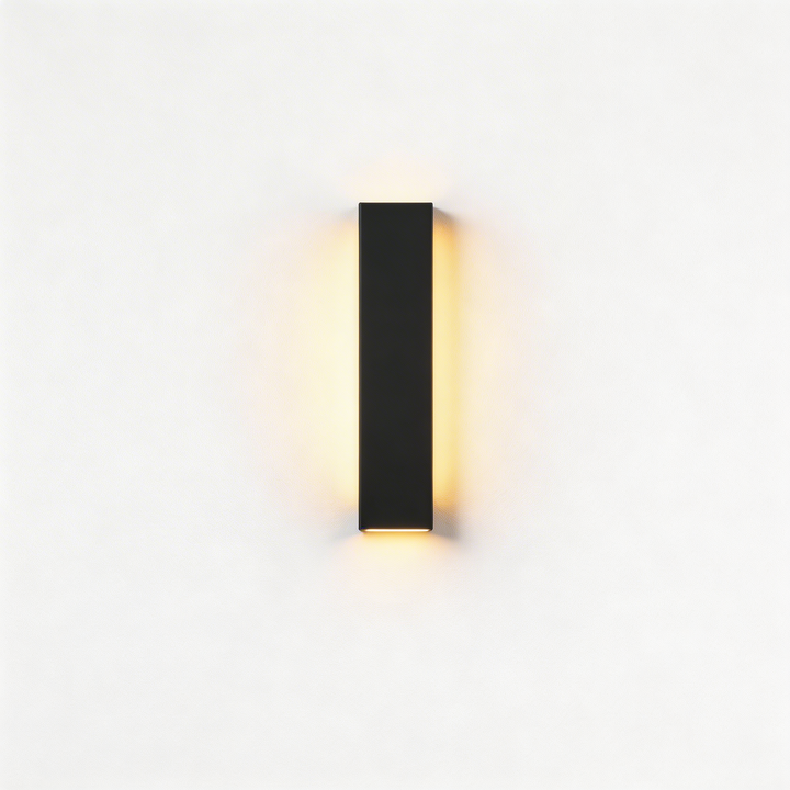 Modern Outdoor Wall Light Waterproof Stainless Steel Wall Mounted LED Fixture Adjustable Height