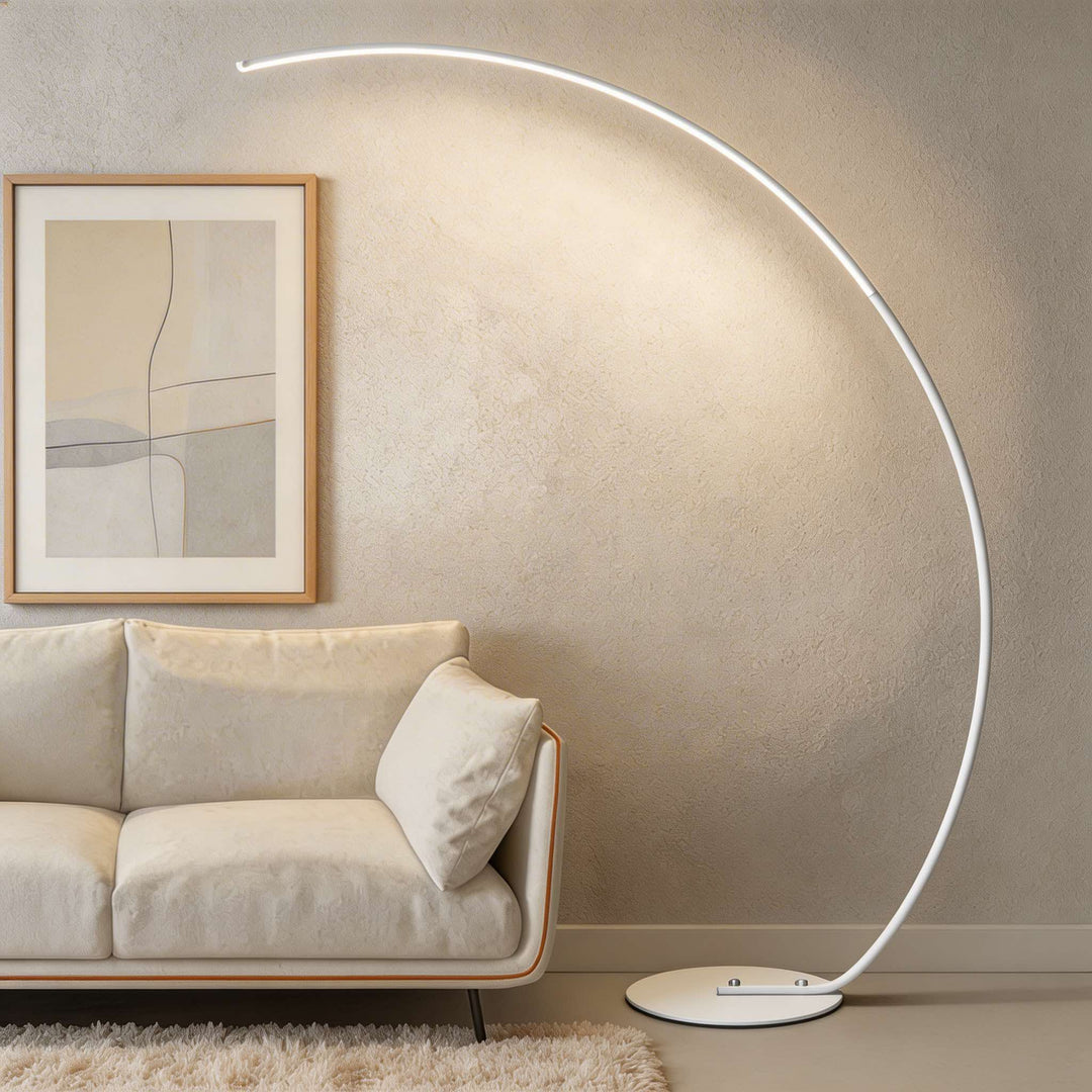 Modern Floor Lamp Adjustable Metal Standing Light for Living Room Bedroom Study