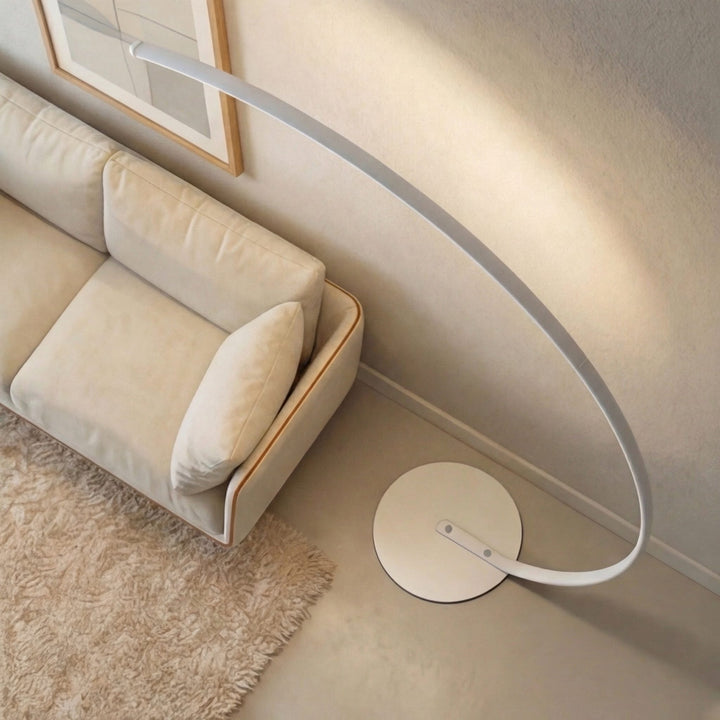 Modern Floor Lamp Adjustable Metal Standing Light for Living Room Bedroom Study