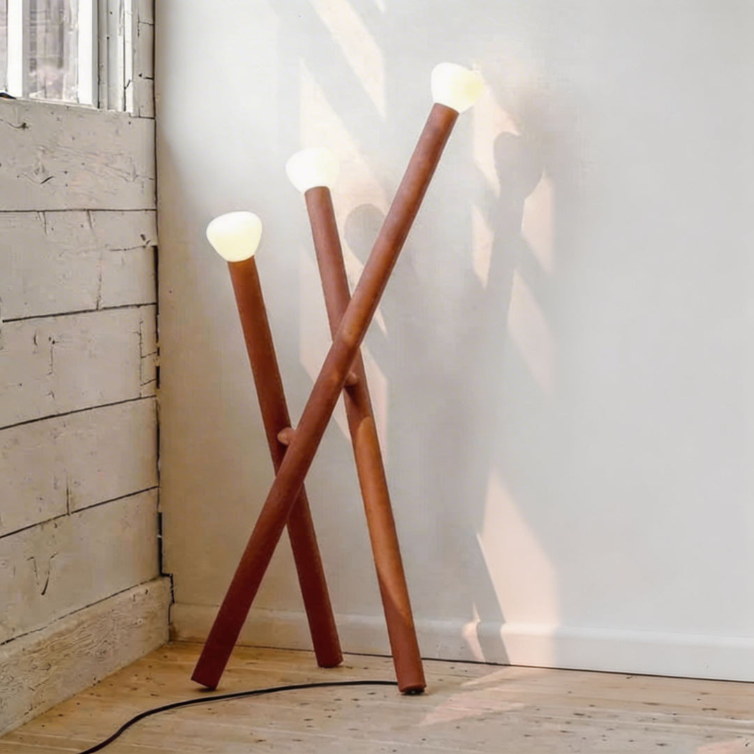 Modern Black Floor Lamp Adjustable Metal LED Light for Living Room Bedroom Study