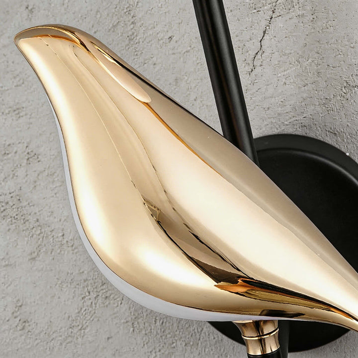 Nordic Wall Light Sconce LED Dimmable Wall Mounted Iron Body Glass Shade