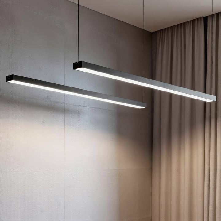 Modern Aluminum Linear LED Hanging Pendant Light