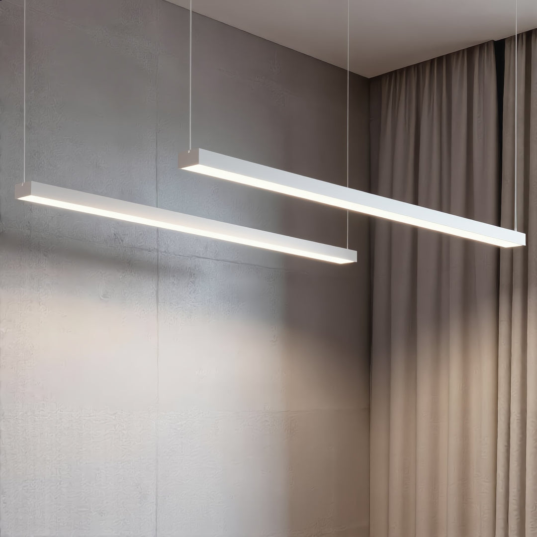 Modern Aluminum Linear LED Hanging Pendant Light