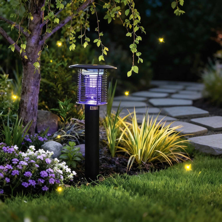 Modern Solar Pathway Lights with Dual Charging 304 Stainless Steel LED Illumination for Outdoor Use