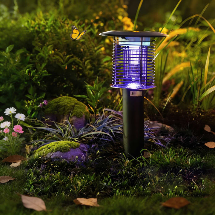Modern Solar Pathway Lights with Dual Charging 304 Stainless Steel LED Illumination for Outdoor Use