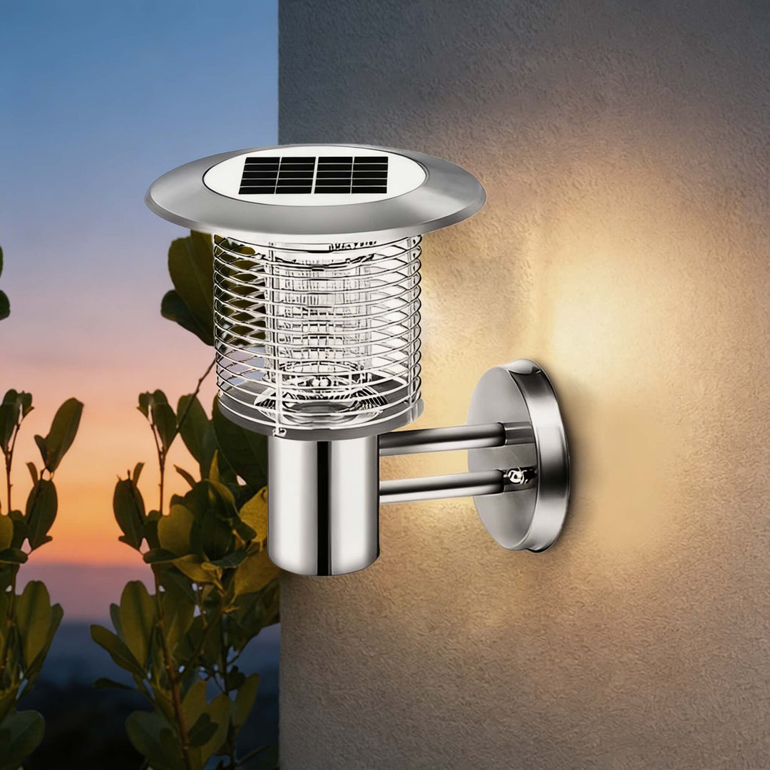 Modern Solar Pathway Lights with Dual Charging 304 Stainless Steel LED Illumination for Outdoor Use