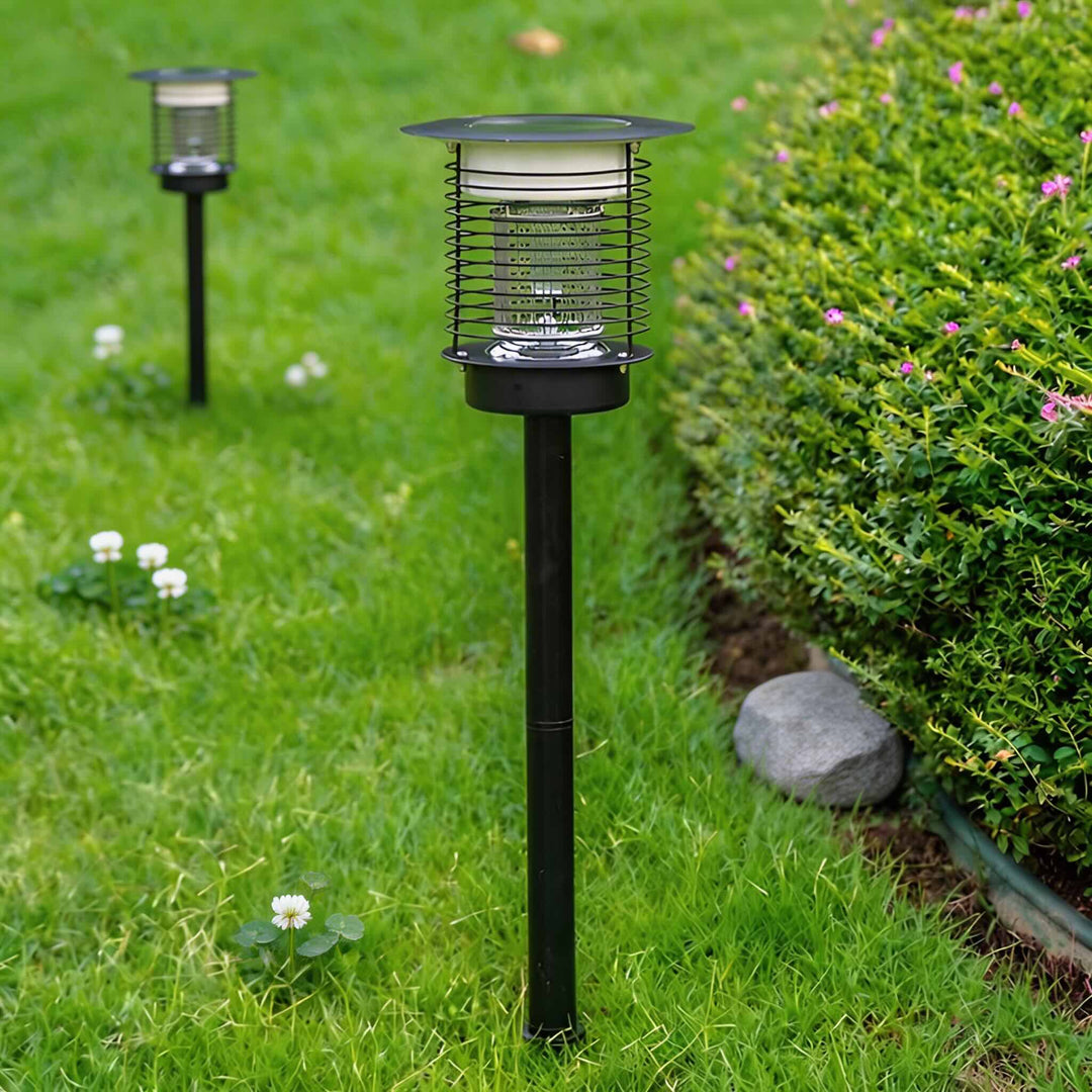 Modern Solar Pathway Lights with Dual Charging 304 Stainless Steel LED Illumination for Outdoor Use