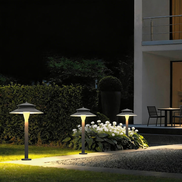 Industrial LED Pathway Light Wall Mounted Aluminum Waterproof 5W Fixture for Outdoor Use