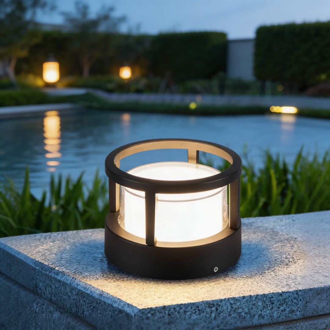 Waterproof Modern Outdoor Pillar Light Aluminum Wall Mounted 7W LED for Garden Pathway Villa Gate