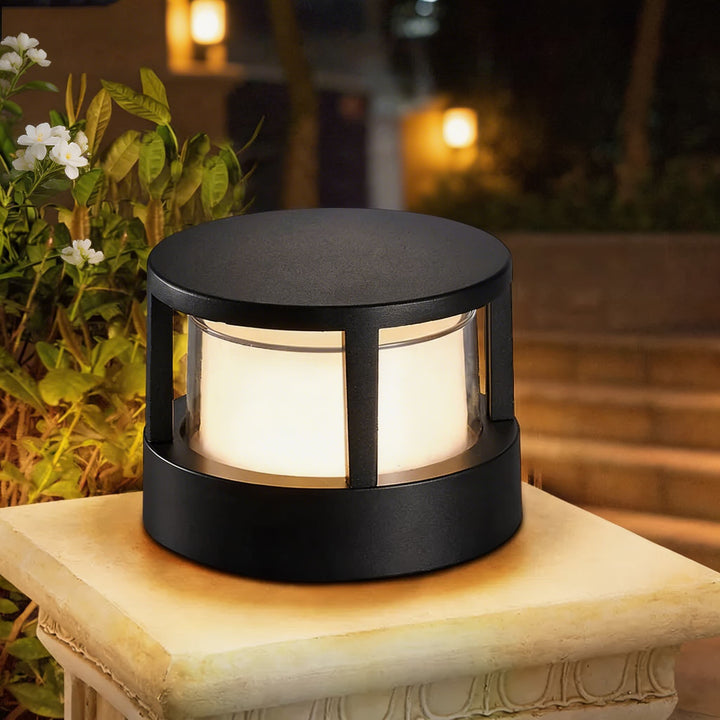 Waterproof Modern Outdoor Pillar Light Aluminum Wall Mounted 7W LED for Garden Pathway Villa Gate