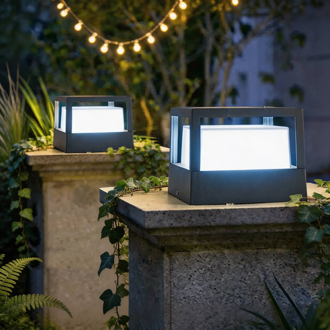 Waterproof Modern Outdoor Pillar Light Aluminum Wall Mounted 7W LED for Garden Pathway Villa Gate
