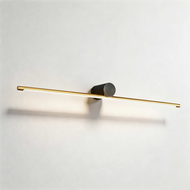 Modern Linear Bathroom Vanity Light Bar Wall Mounted Copper Acrylic LED Dimmable