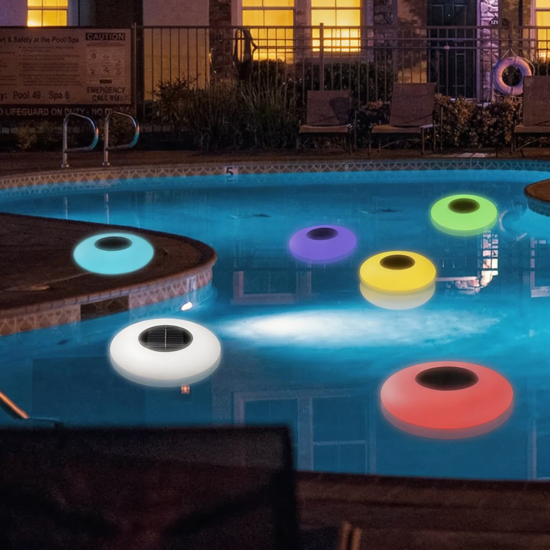 Solar Floating Light Outdoor Waterproof LED with Intelligent Sensor Durable PE Shell