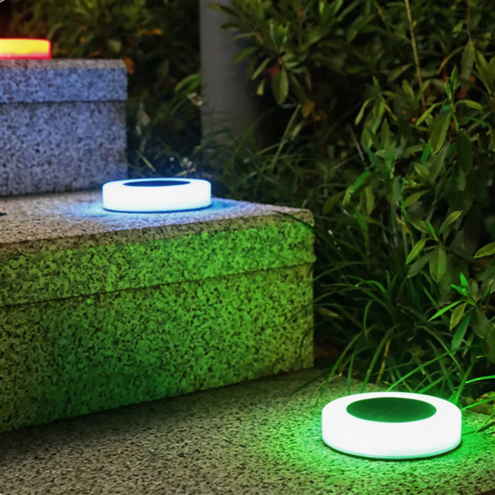 Solar Garden Light Decorative Paw Print Design Waterproof ABS LED Outdoor Lights for Pathway Lawn Illumination