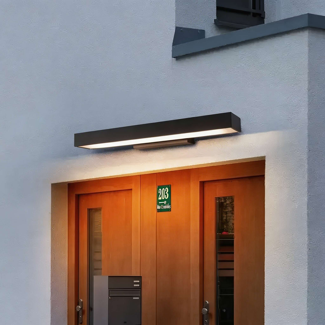 Modern Waterproof Outdoor Wall Light Stainless Steel Adjustable LED Design for Exterior Use