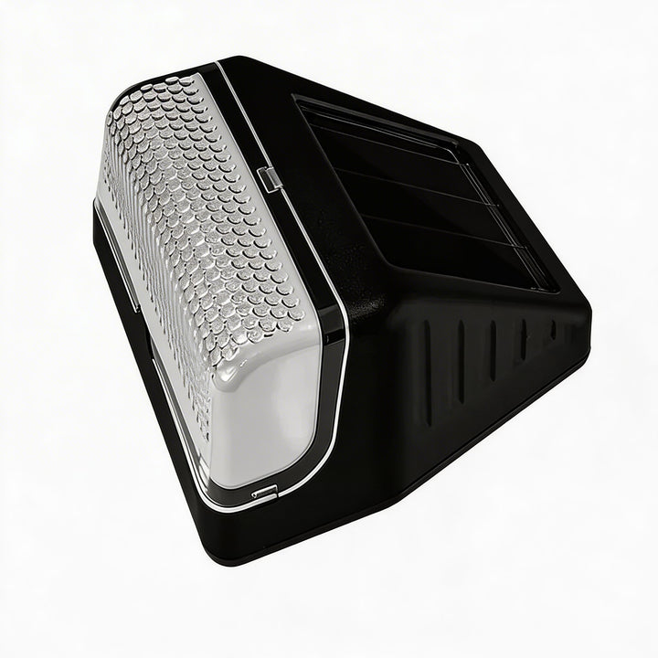 Modern Outdoor Solar Wall Light Waterproof Plastic Motion Sensor LED for Garden Pathway Fence