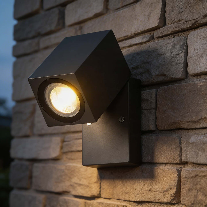 Modern Outdoor Wall Lamp Foldable Waterproof Aluminum 5W LED for Garden and Corridor