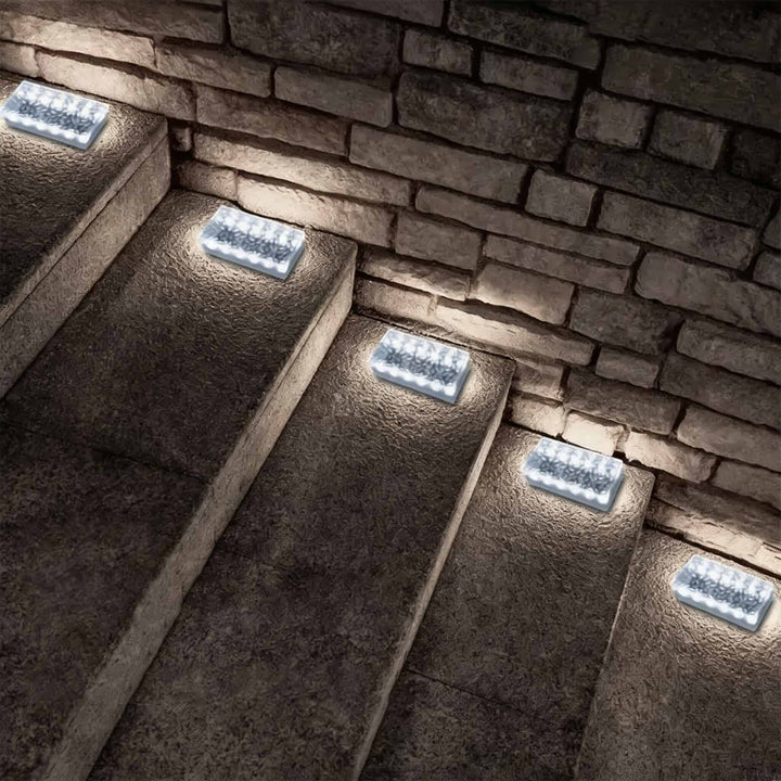 Solar Brick Light Outdoor Waterproof LED Garden Light for Pathway and Landscape Illumination