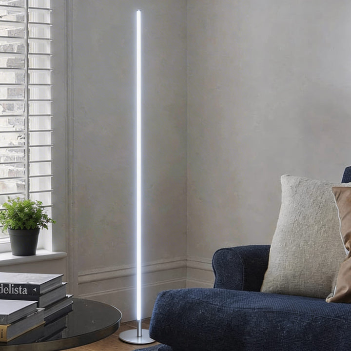 Modern Industrial Floor Lamp Adjustable Height Metal LED Lighting for Living Room