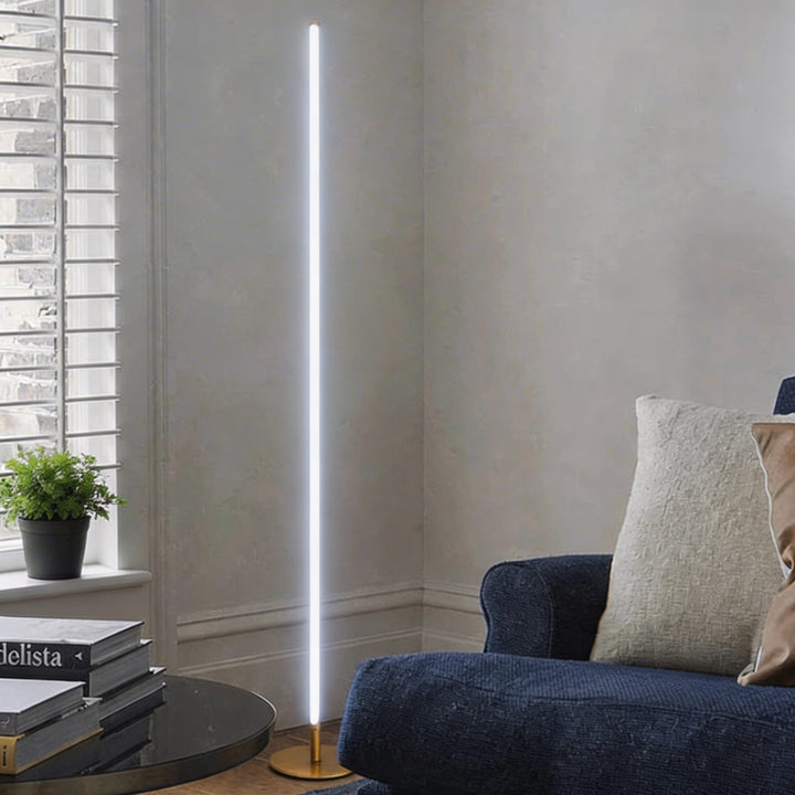 Modern Industrial Floor Lamp Adjustable Height Metal LED Lighting for Living Room