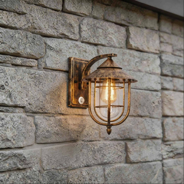 Modern Outdoor Wall Light Waterproof LED Motion Sensor Wall Mounted Durable for Courtyard and Balcony