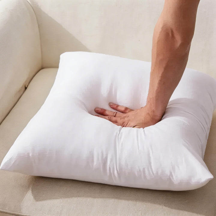Decorative Throw Pillow Insert Polyester Filling Soft Microfiber Cover Multiple Sizes for Couch Pillows
