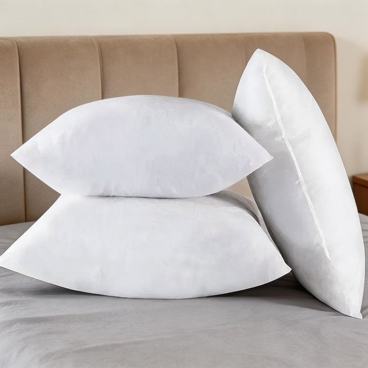 Decorative Throw Pillow Insert Polyester Filling Soft Microfiber Cover Multiple Sizes for Couch Pillows