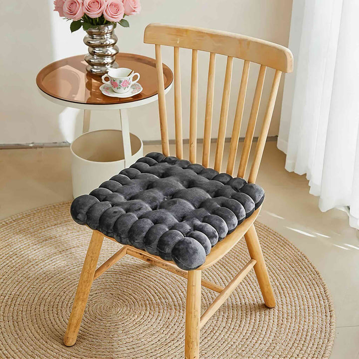 Biscuit Shape Decorative Pillow Plush Cushion Soft Chair Seat Pad for Comfort and Support