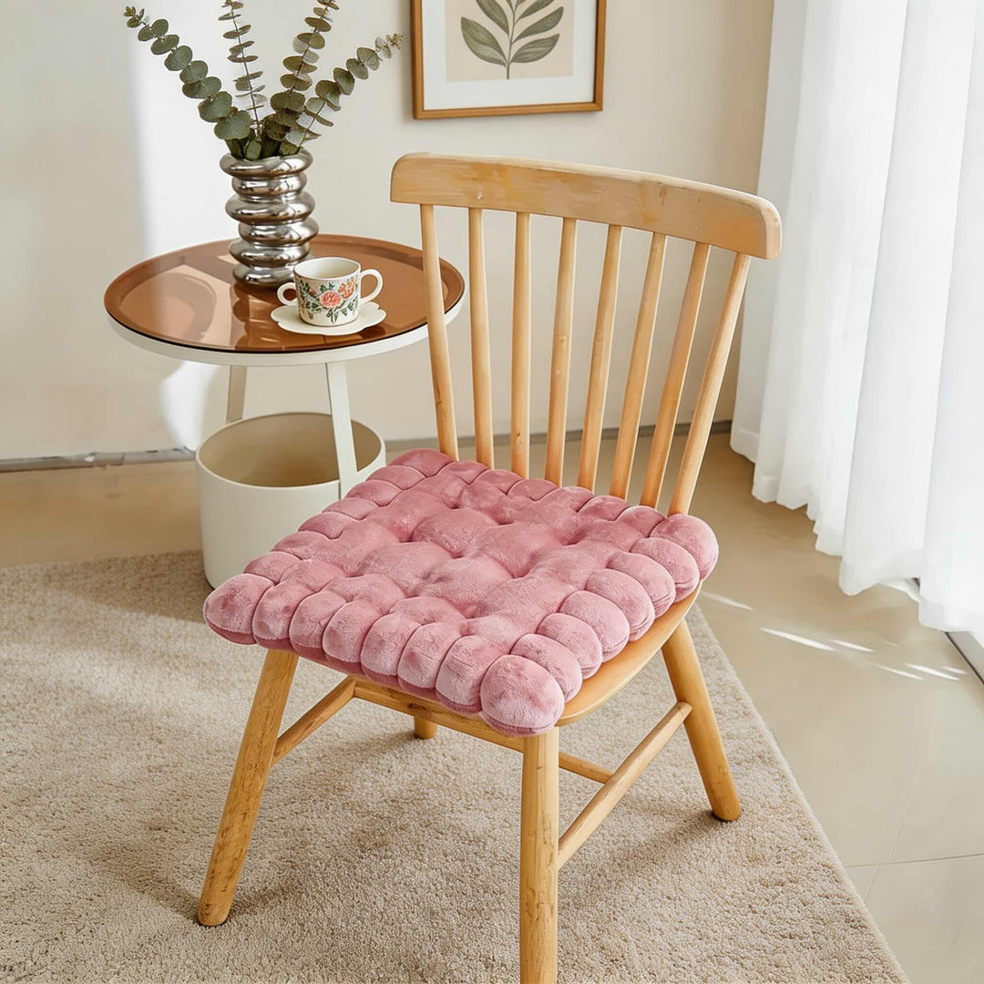 Biscuit Shape Decorative Pillow Plush Cushion Soft Chair Seat Pad for Comfort and Support