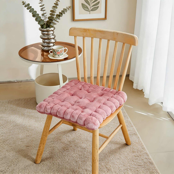 Biscuit Shape Decorative Pillow Plush Cushion Soft Chair Seat Pad for Comfort and Support