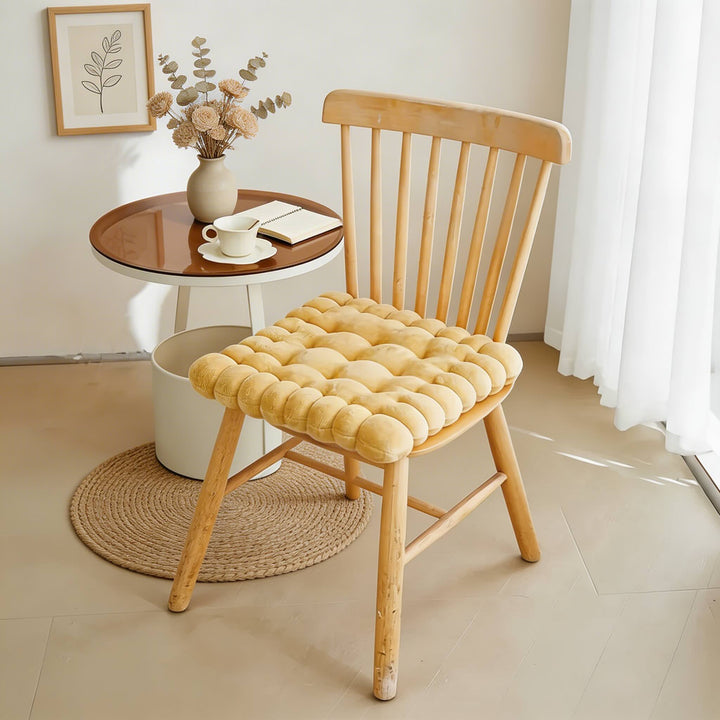 Biscuit Shape Decorative Pillow Plush Cushion Soft Chair Seat Pad for Comfort and Support