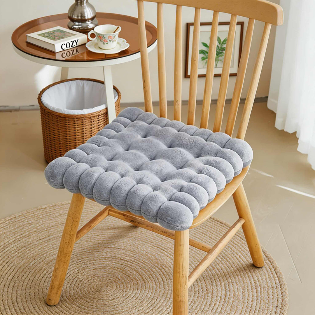 Biscuit Shape Decorative Pillow Plush Cushion Soft Chair Seat Pad for Comfort and Support