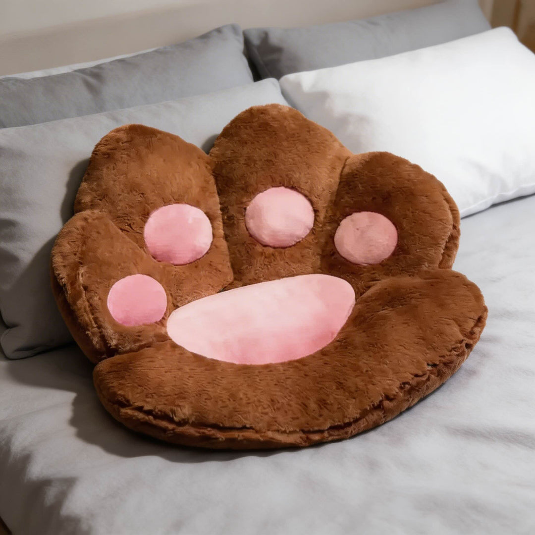 Modern Cat Paw Shape Chair Cushion Soft Plush Floor Pad for Comfortable Seating