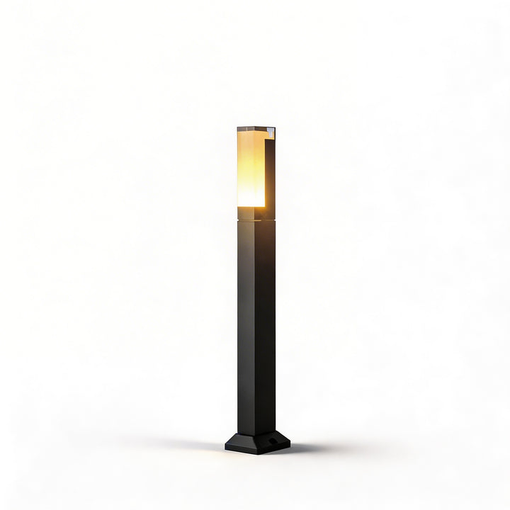 Outdoor Path Lights Waterproof LED Garden Lighting Modern Aluminum Square Design