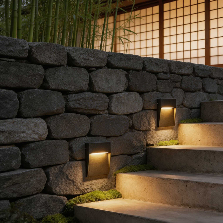 Outdoor Wall Lights Waterproof LED Step Light for Garden and Stair Safety
