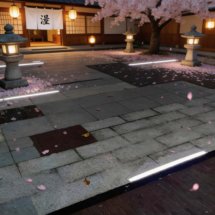 Outside Lights Waterproof In-ground Linear LED Garden Lighting 12W
