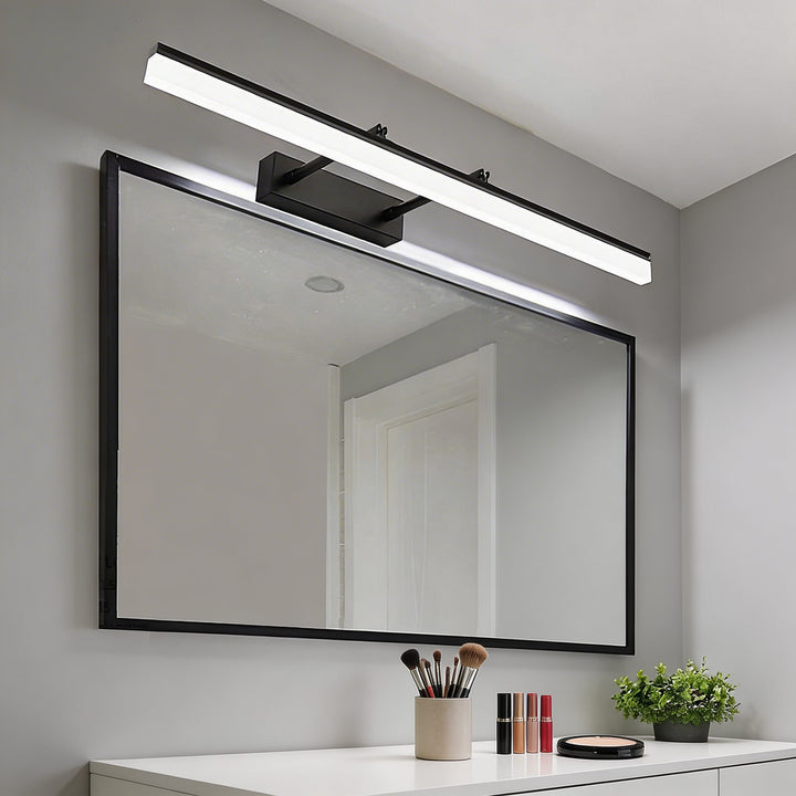 Gold Bathroom Vanity Light Bar Adjustable Stainless Steel 3-Colour Acrylic